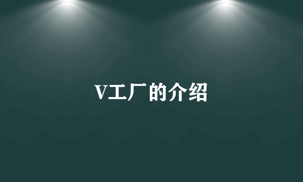 V工厂的介绍