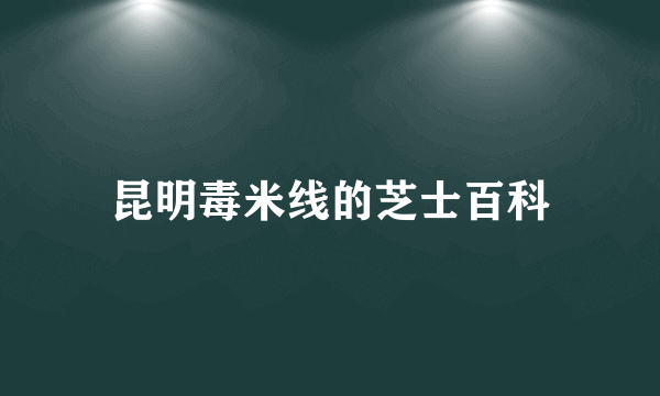 昆明毒米线的芝士百科