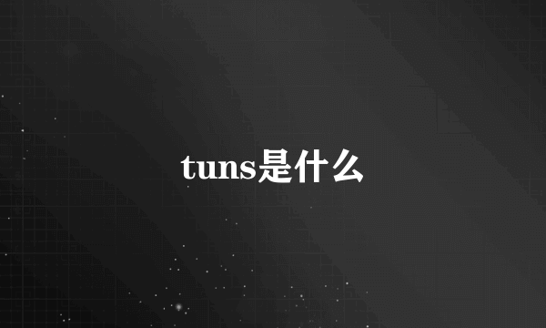 tuns是什么