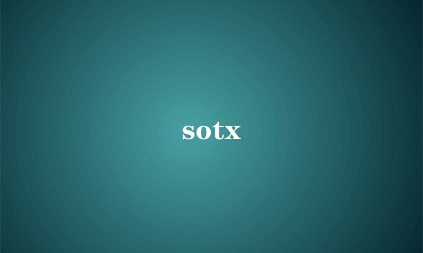 sotx