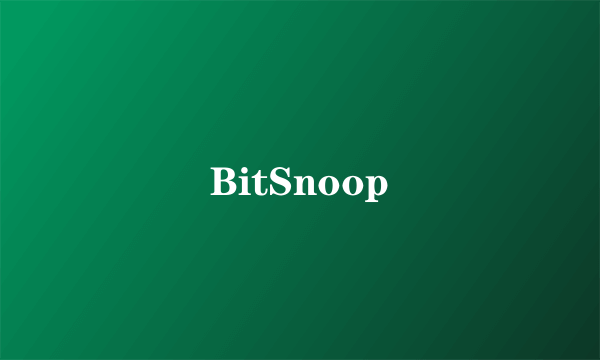 BitSnoop