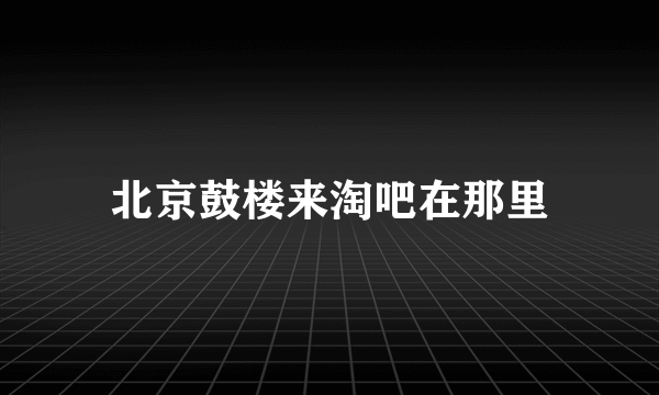 北京鼓楼来淘吧在那里