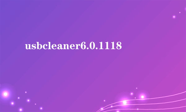 usbcleaner6.0.1118