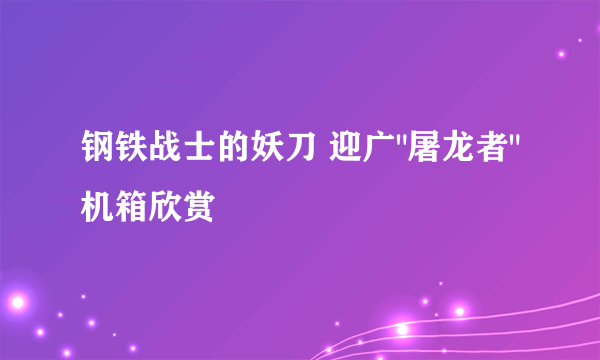 钢铁战士的妖刀 迎广