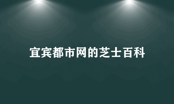 宜宾都市网的芝士百科