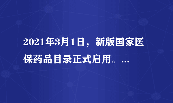 2021年3月1日，新版国家医保药品目录正式启用。此次医保目录新增的119个药品均经过了价格谈判，医保部门利用药品准入医保目录的“团购优势”，通过以量换价与药企进行价格谈判，药品价格平均降幅达50.64%。这些药品降价（　　）