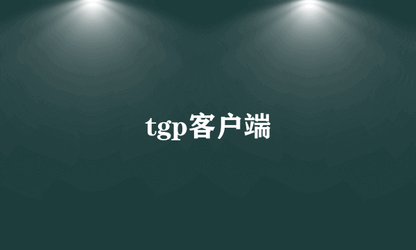 tgp客户端