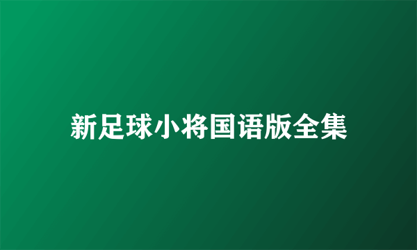 新足球小将国语版全集