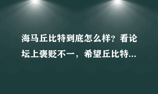 海马丘比特到底怎么样？看论坛上褒贬不一，希望丘比特车主现身指教，值不值得购买（作为工薪层新婚代步）