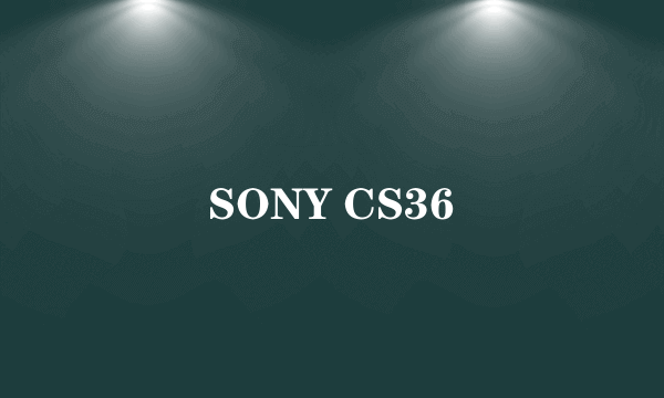 SONY CS36