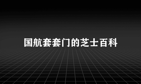 国航套套门的芝士百科