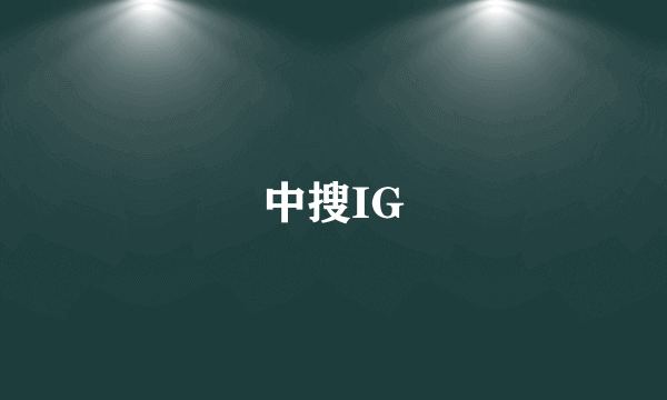 中搜IG