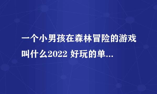 一个小男孩在森林冒险的游戏叫什么2022 好玩的单人冒险游戏下载