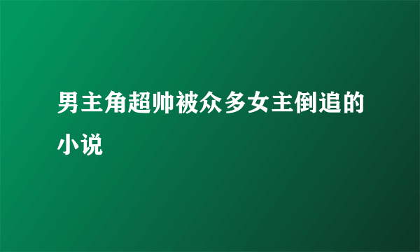 男主角超帅被众多女主倒追的小说