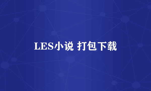 LES小说 打包下载