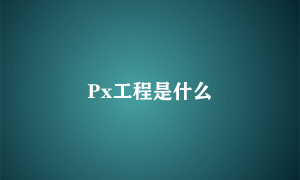 Px工程是什么