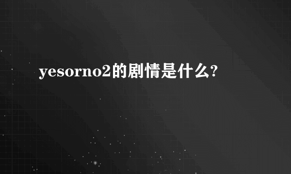 yesorno2的剧情是什么?