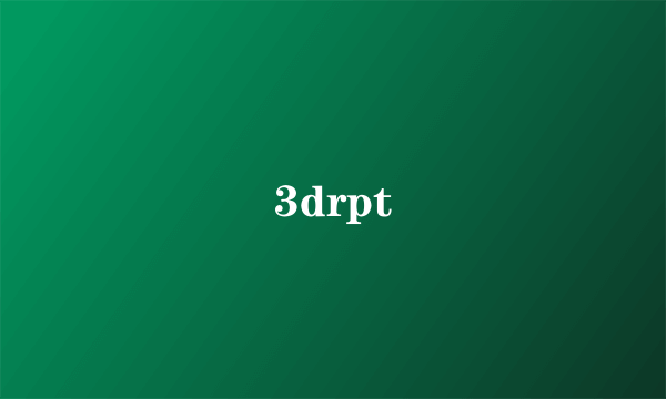 3drpt