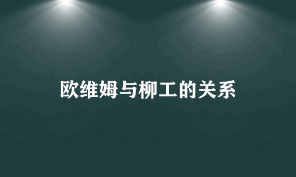 欧维姆与柳工的关系