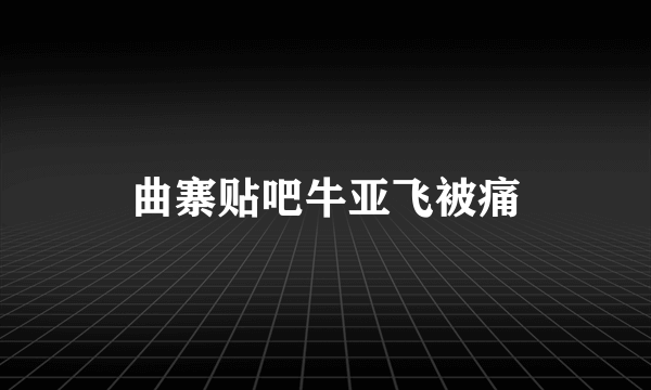 曲寨贴吧牛亚飞被痛