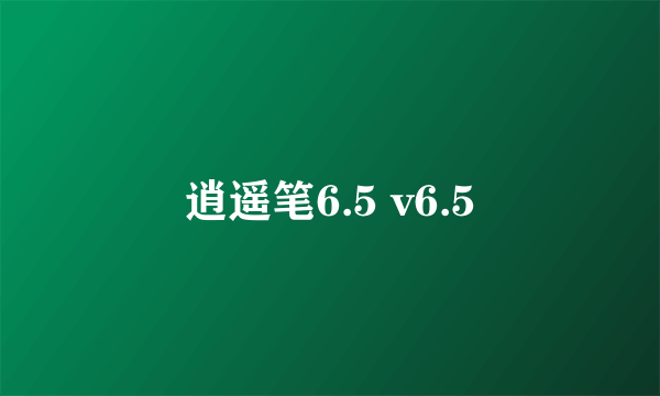 逍遥笔6.5 v6.5