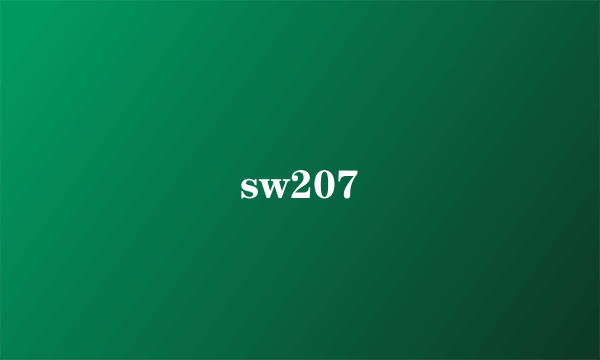 sw207