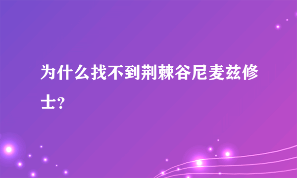 为什么找不到荆棘谷尼麦兹修士？