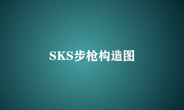 SKS步枪构造图