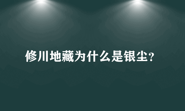 修川地藏为什么是银尘？