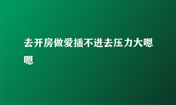 去开房做爱插不进去压力大嗯嗯