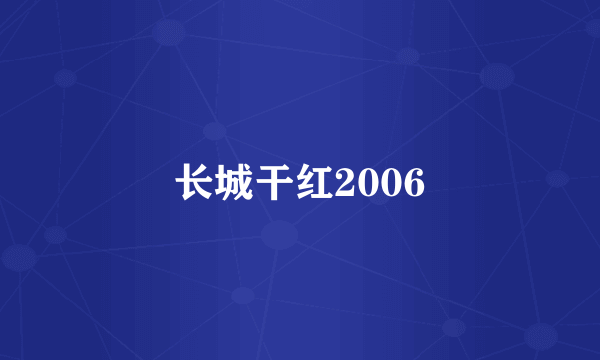 长城干红2006