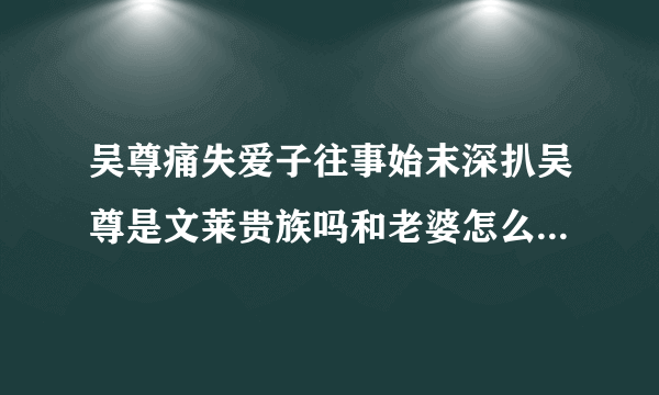 吴尊痛失爱子往事始末深扒吴尊是文莱贵族吗和老婆怎么认识的_飞外网