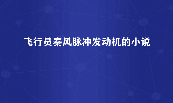 飞行员秦风脉冲发动机的小说