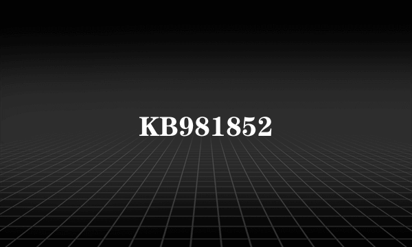 KB981852