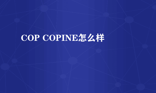 COP COPINE怎么样