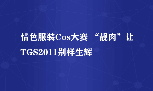 情色服装Cos大赛 “靓肉”让TGS2011别样生辉