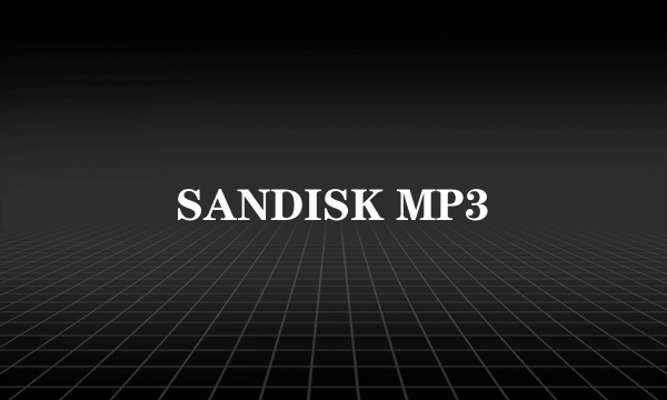 SANDISK MP3