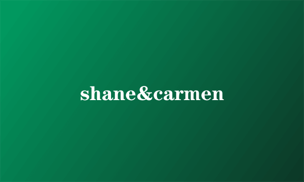 shane&carmen